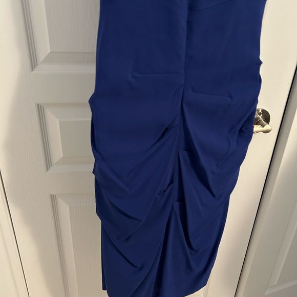 STUNNING Nicole Miller Royal Blue Super Flattering dress. Vintage. - Picture 10 of 12